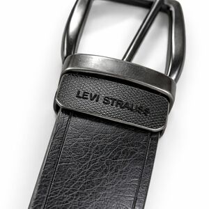 LEVI Strauss unisex Black Leather Belt